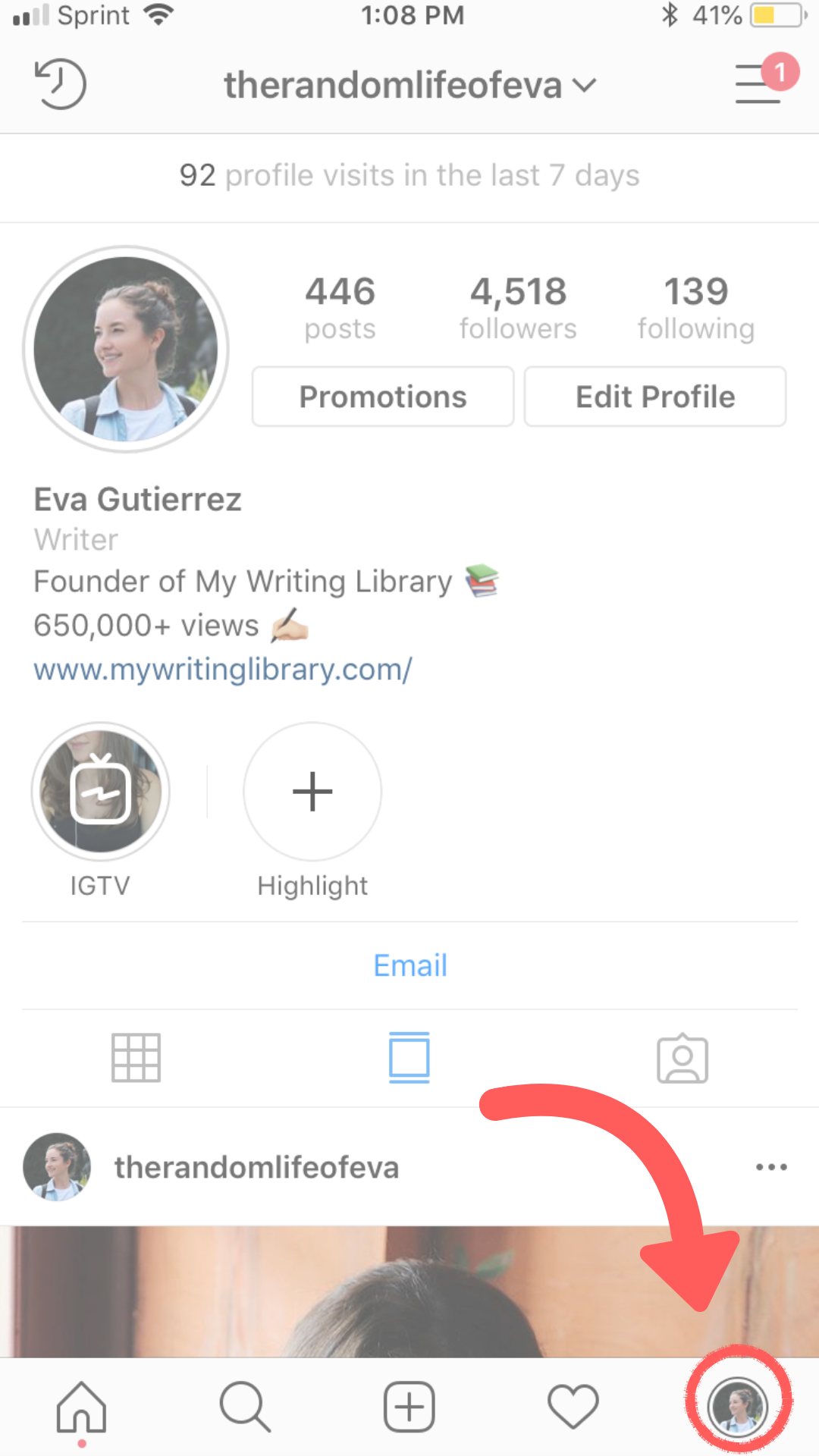 instagram profile icon