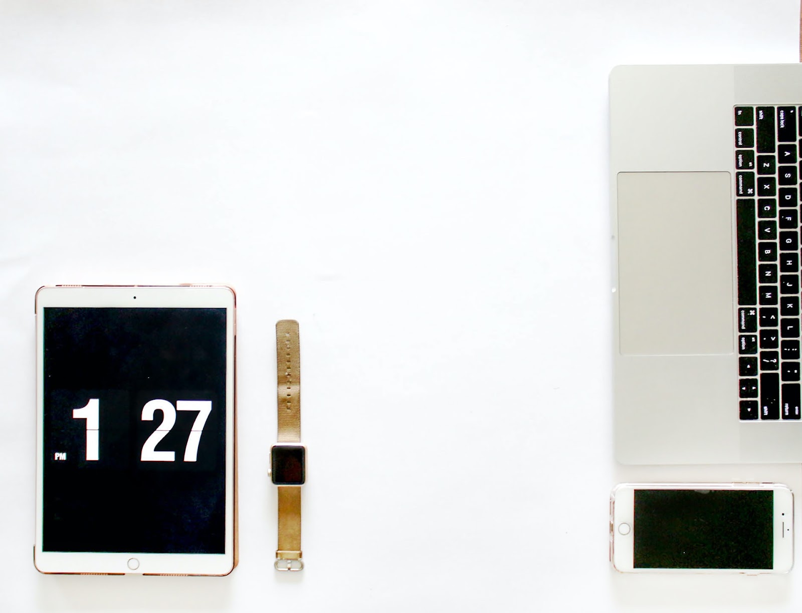 Rectangle electronic device displaying social media analytics data with text "How Your Instagram Captions Can Help You Go Viral".